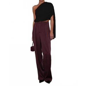 NEW PARENTEZI elsa asymmetrical top in black